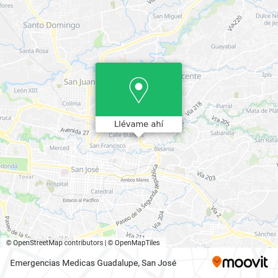 Mapa de Emergencias Medicas Guadalupe