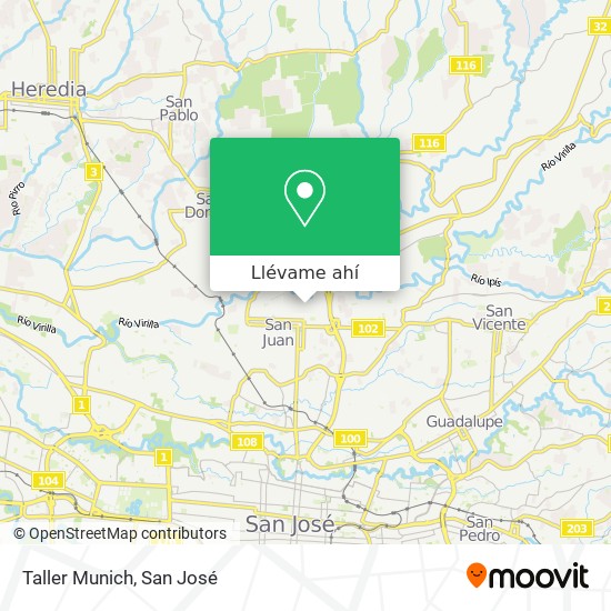 Mapa de Taller Munich