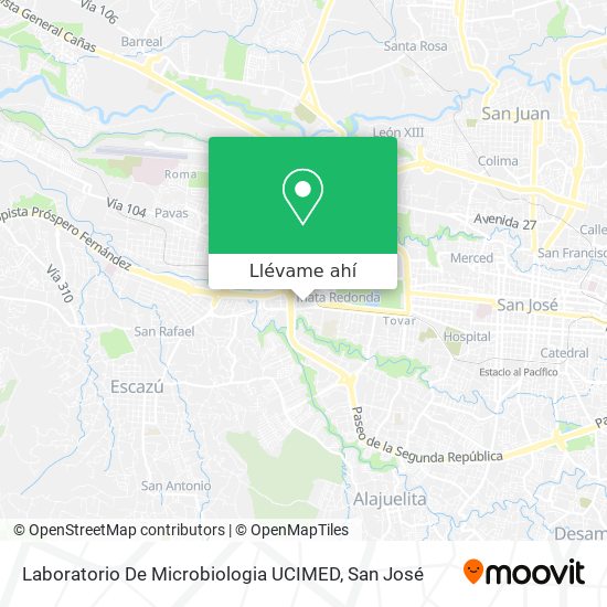Mapa de Laboratorio De Microbiologia UCIMED