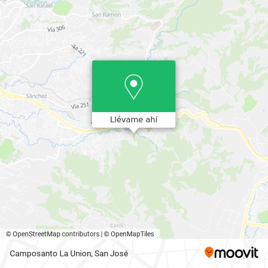 Mapa de Camposanto La Union