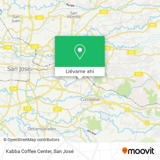 Mapa de Kabba Coffee Center