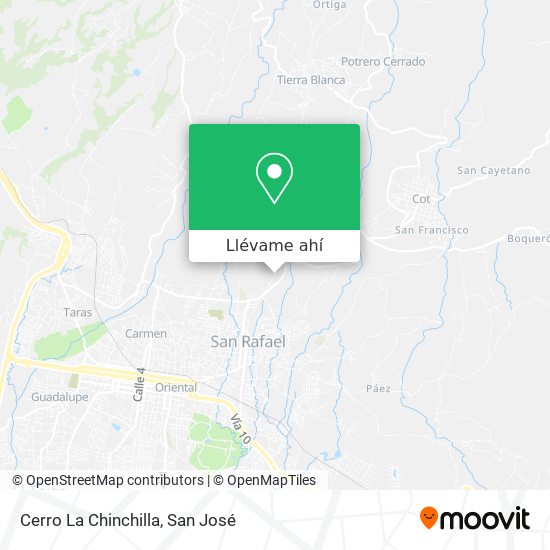 Mapa de Cerro La Chinchilla