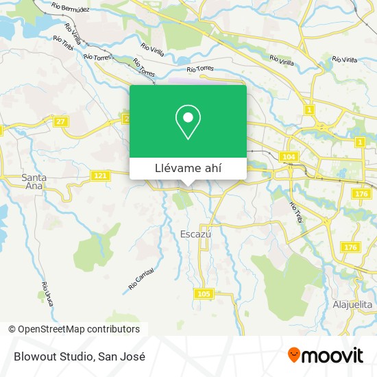 Mapa de Blowout Studio
