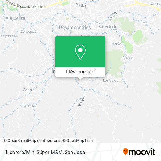Mapa de Licorera/Mini Súper M&M