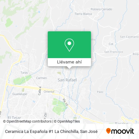 Mapa de Ceramica La Española #1  La Chinchilla