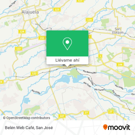 Mapa de Belén Web Café