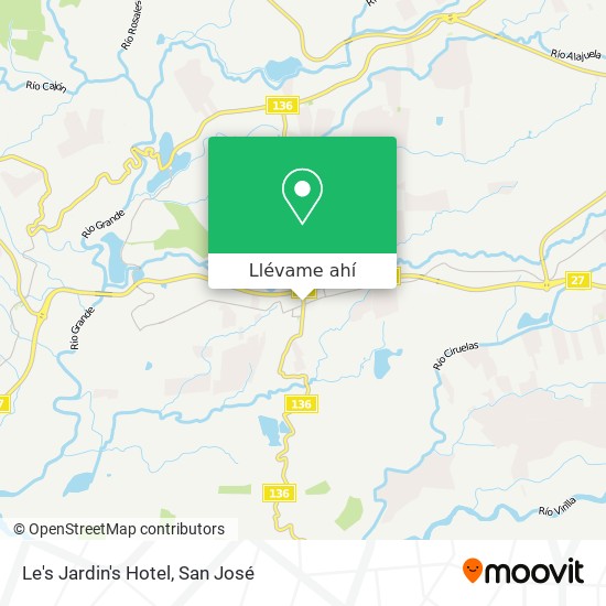 Mapa de Le's Jardin's Hotel
