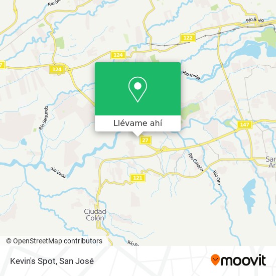 Mapa de Kevin's Spot