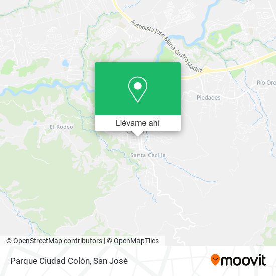 Mapa de Parque Ciudad Colón