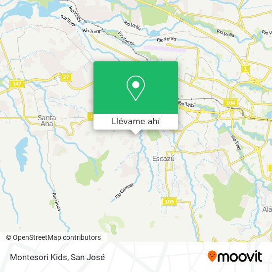 Mapa de Montesori Kids