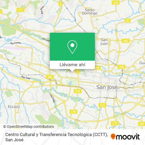 Mapa de Centro Cultural y Transferencia Tecnológica (CCTT)