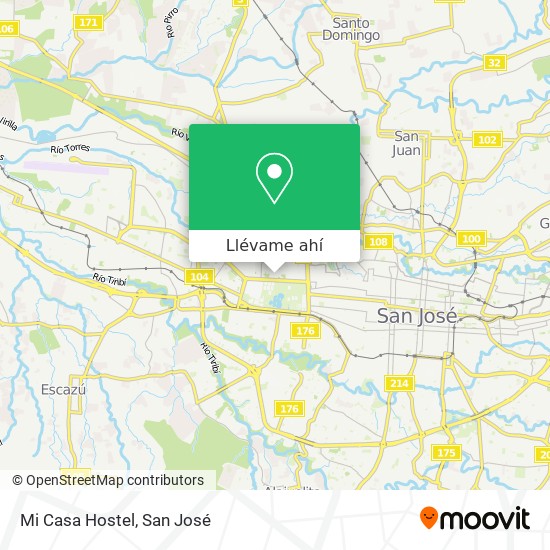Mapa de Mi Casa Hostel