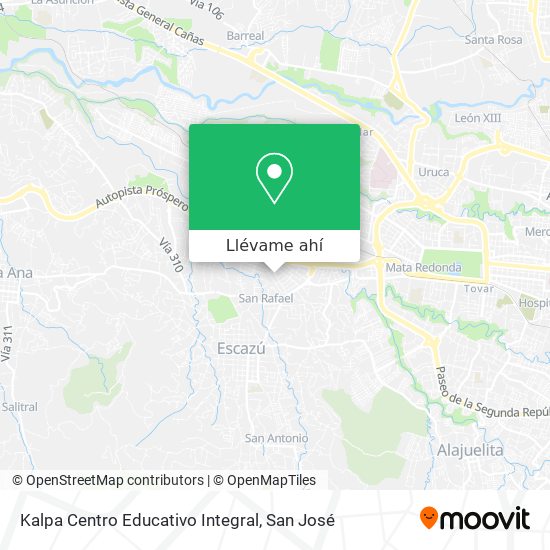 Mapa de Kalpa Centro Educativo Integral