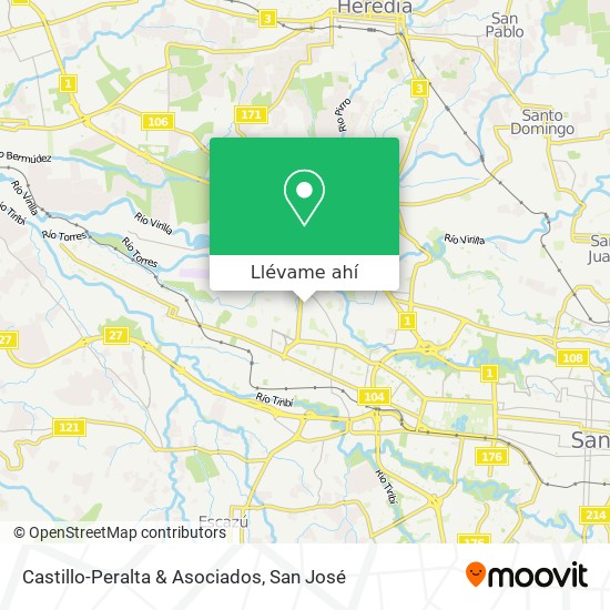 Mapa de Castillo-Peralta & Asociados