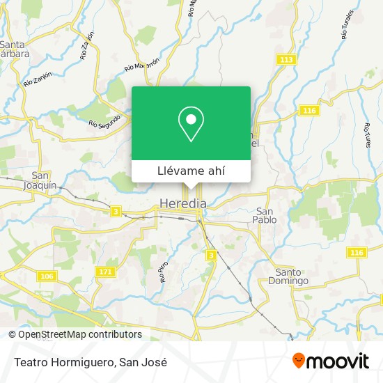 Mapa de Teatro Hormiguero