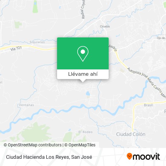 Mapa de Ciudad Hacienda Los Reyes