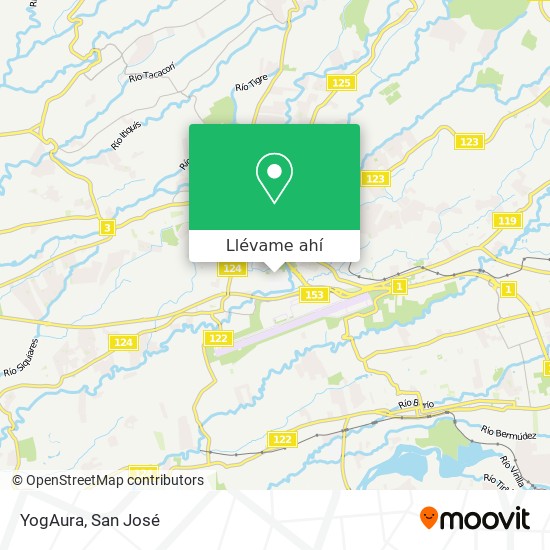Mapa de YogAura