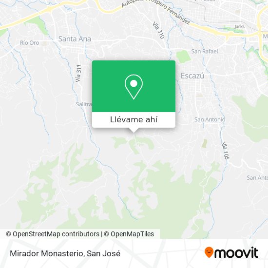 Mapa de Mirador Monasterio