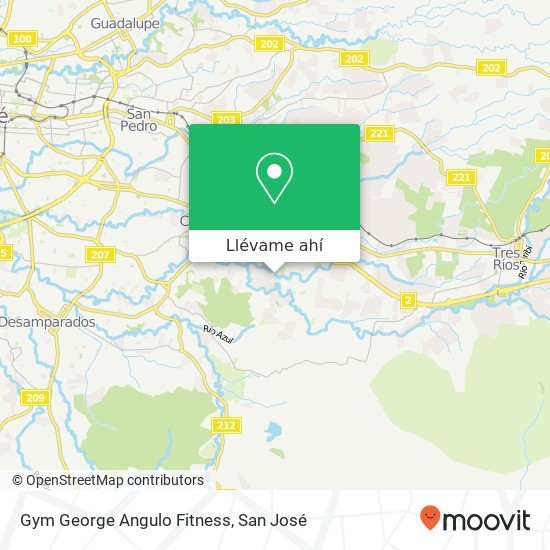 Mapa de Gym George Angulo Fitness