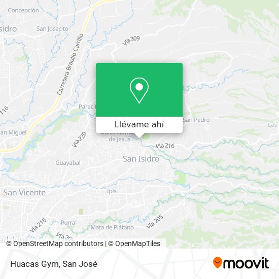 Mapa de Huacas Gym