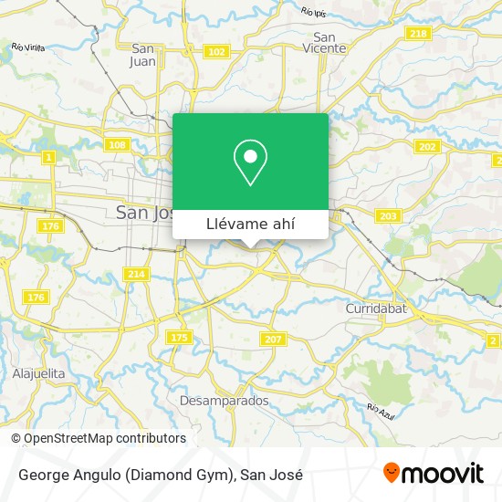 Mapa de George Angulo (Diamond Gym)