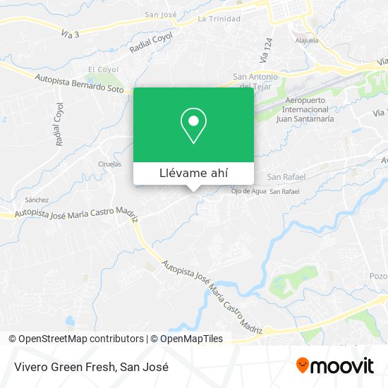Mapa de Vivero Green Fresh