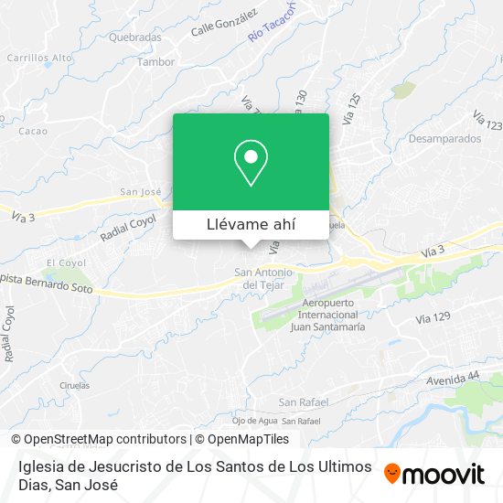 Mapa de Iglesia de Jesucristo de Los Santos de Los Ultimos Dias