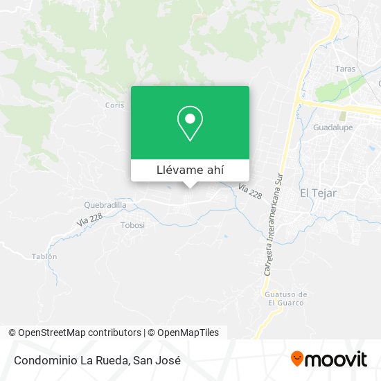 Mapa de Condominio La Rueda