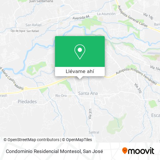 Mapa de Condominio Residencial Montesol