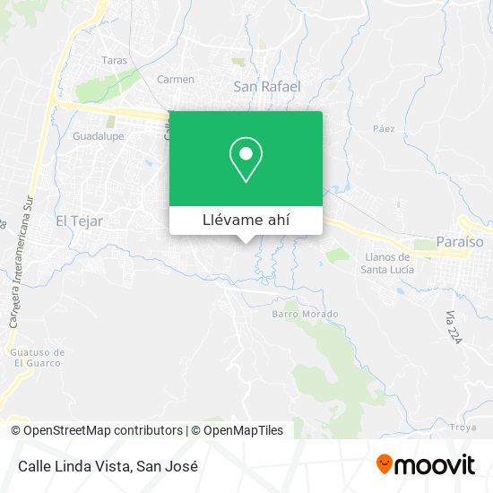 Mapa de Calle Linda Vista