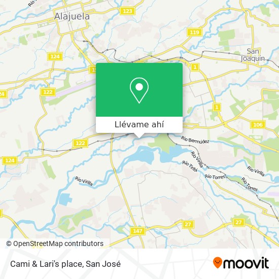 Mapa de Cami & Lari's place