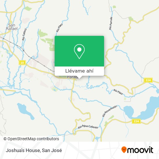 Mapa de Joshua's House