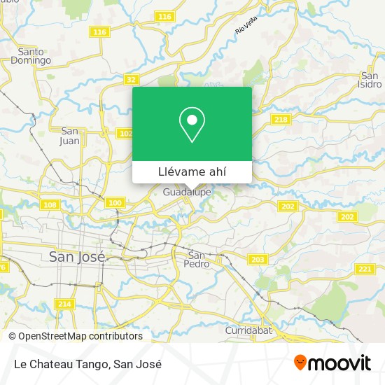 Mapa de Le Chateau Tango
