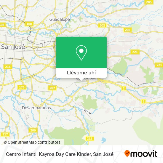 Mapa de Centro Infantil Kayros Day Care Kinder