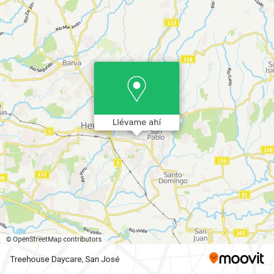 Mapa de Treehouse Daycare