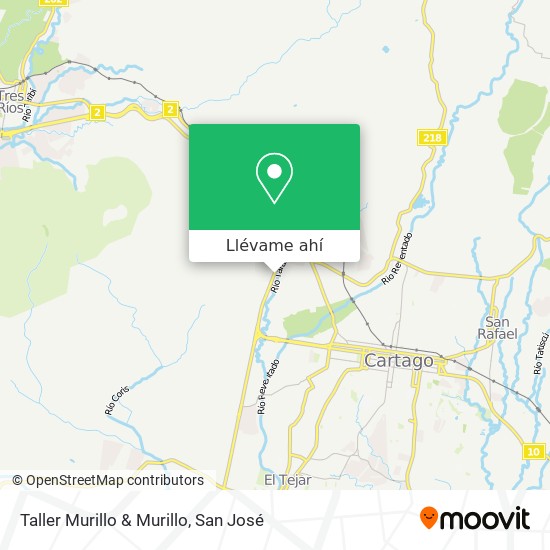 Mapa de Taller Murillo & Murillo