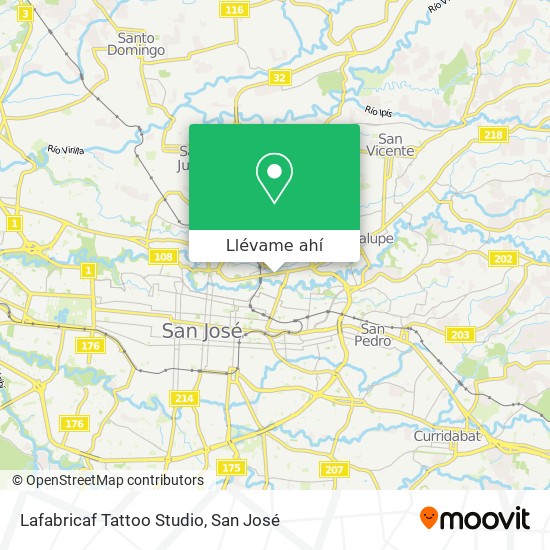 Mapa de Lafabricaf Tattoo Studio