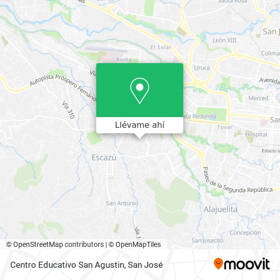 Mapa de Centro Educativo San Agustin