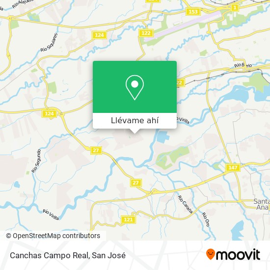 Mapa de Canchas Campo Real