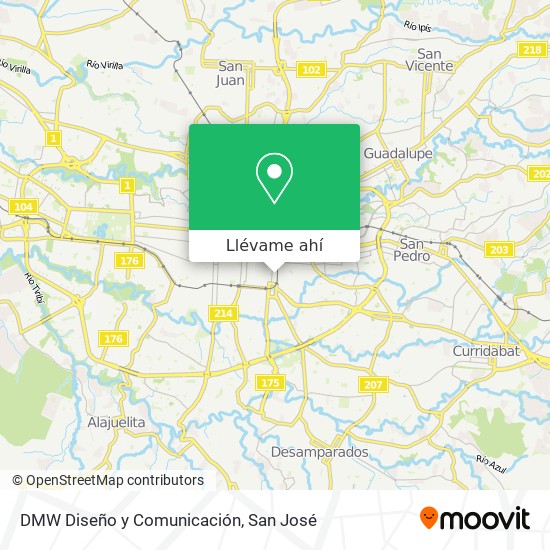 Mapa de DMW Diseño y Comunicación