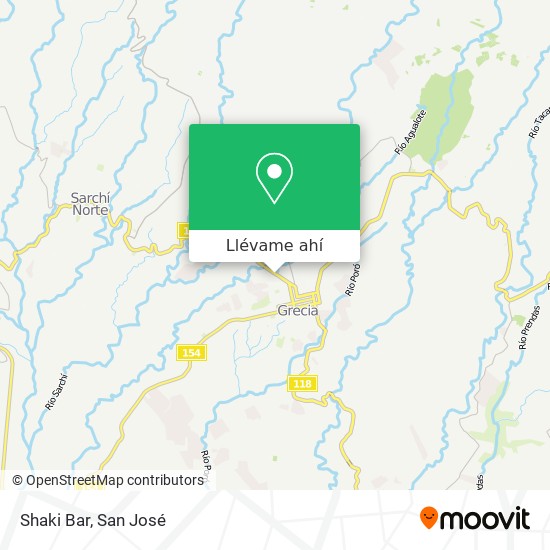 Mapa de Shaki Bar