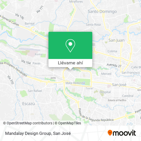Mapa de Mandalay Design Group