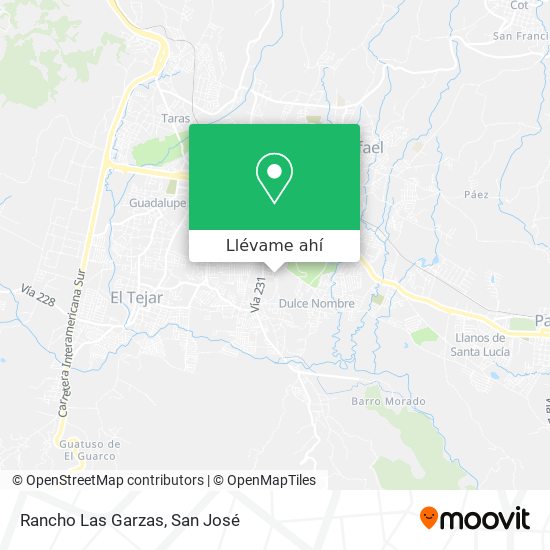 Mapa de Rancho Las Garzas