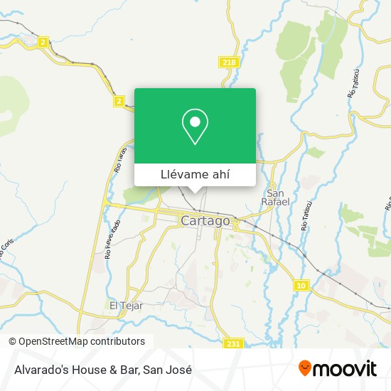 Mapa de Alvarado's House & Bar