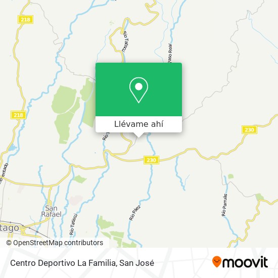 Mapa de Centro Deportivo La Familia