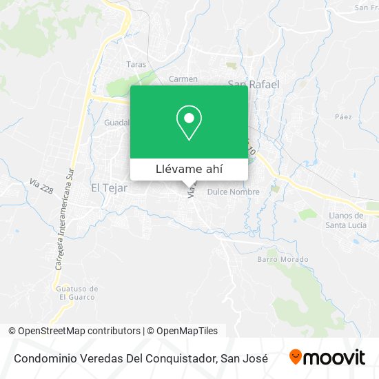 Mapa de Condominio Veredas Del Conquistador