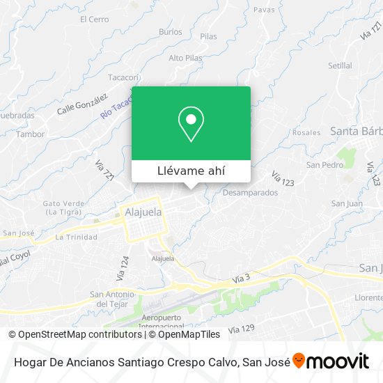 Mapa de Hogar De Ancianos Santiago Crespo Calvo