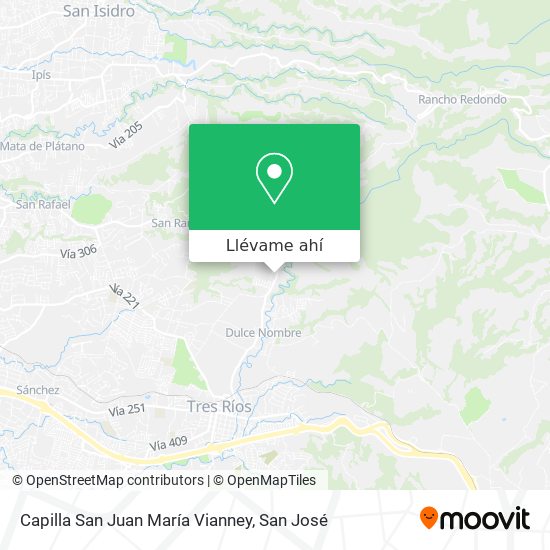 Mapa de Capilla San Juan María Vianney