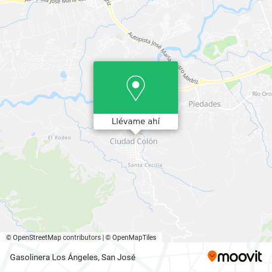 Mapa de Gasolinera Los Ángeles