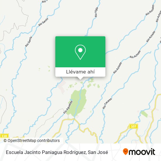 Mapa de Escuela Jacinto Paniagua Rodríguez
